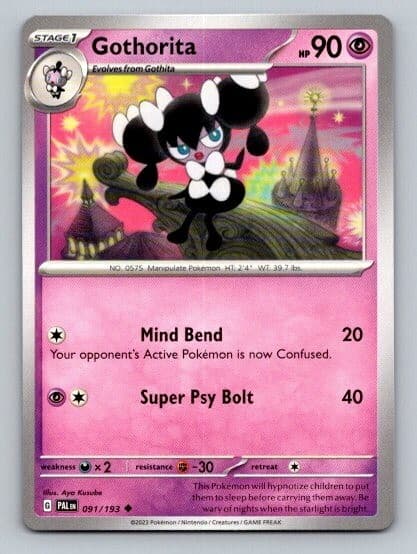 2023 Pokemon Card Paldea Evolved Gothorita 91/193