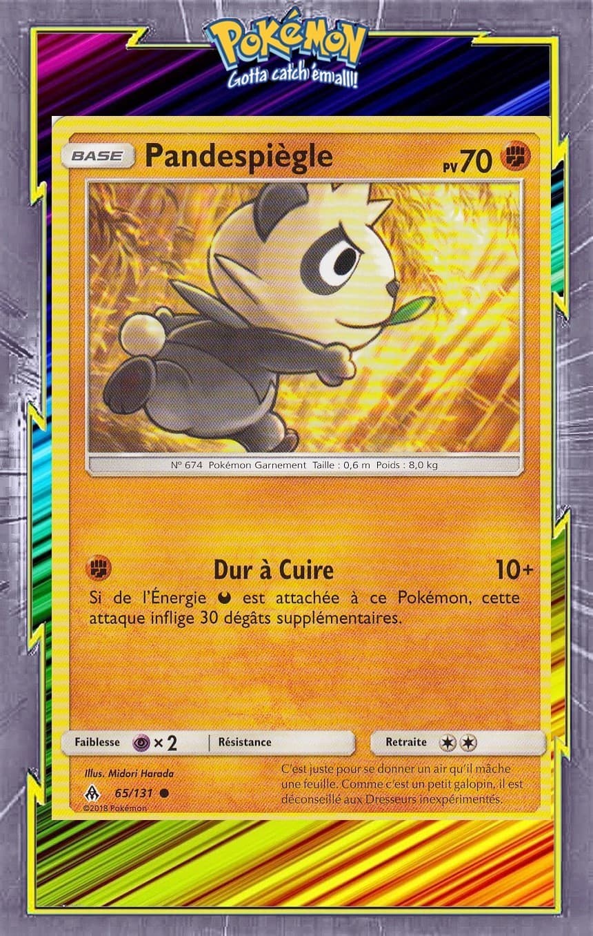 Pandespiègle - SL06:Lumière Interdite - 65/131 - Carte Pokemon Neuve Française