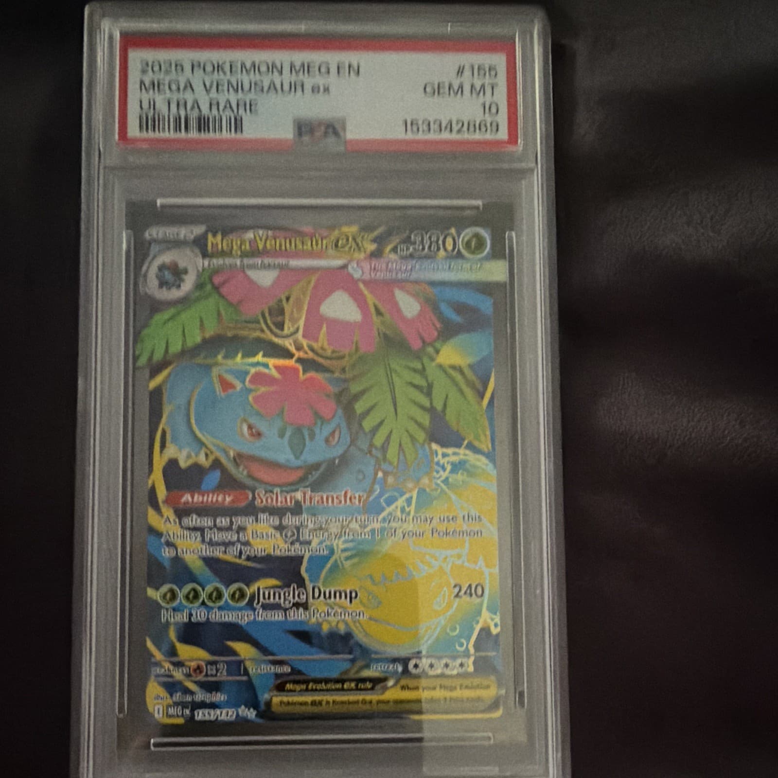 The Pokemon Company 2016 Mega Venusaur EX 2/108 ME01 Holo Ultra Rare PSA 10