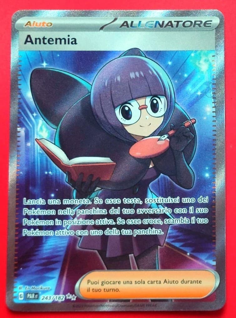 Carta Pokemon Antemia Full Art - Paradosso Temporale 243/182 Italiano