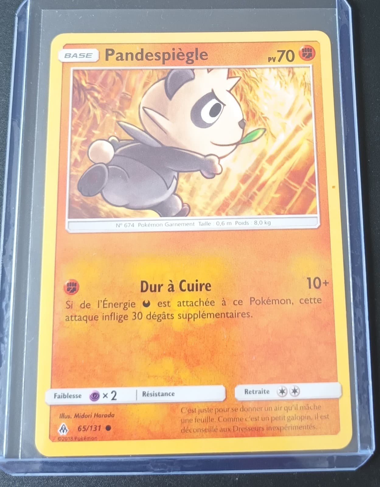 Carte Pokemon pandespiegle 65/131 SL6 Soleil Lune Lumière Interdite Fr Neuf