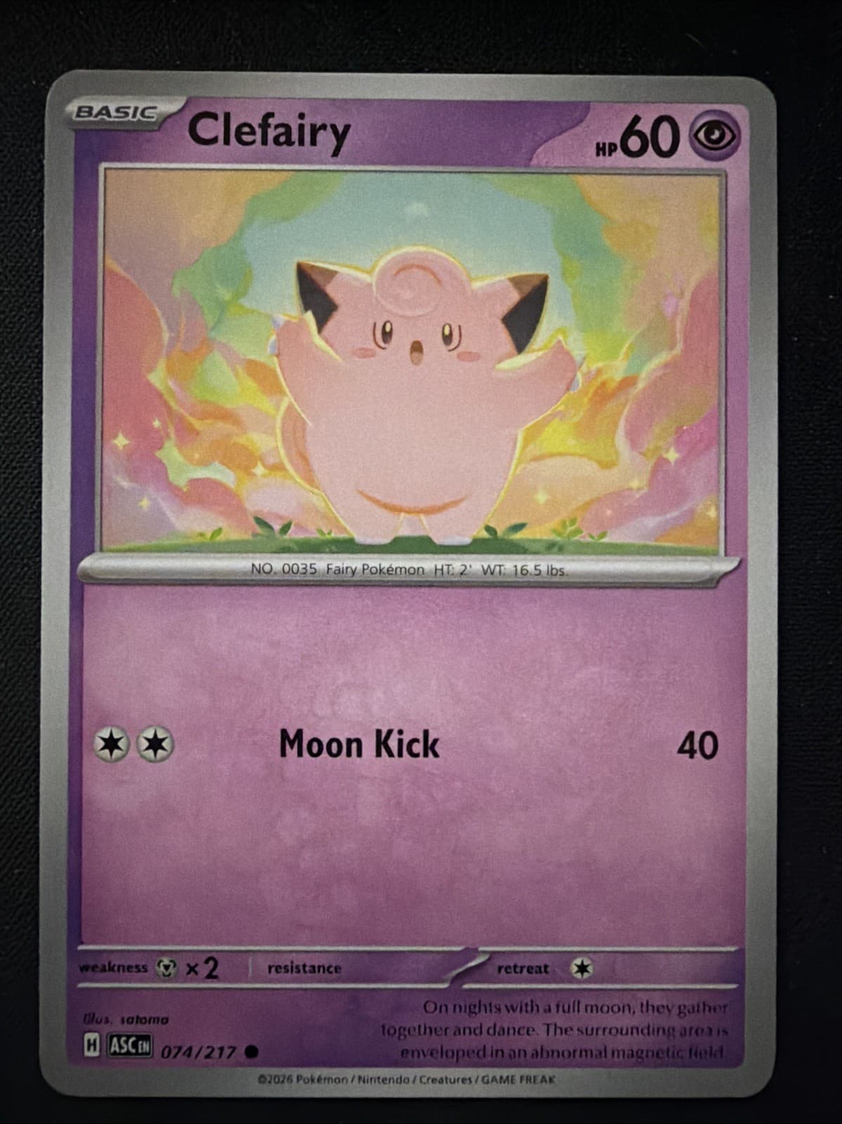 Clefairy - 2026 Pokemon Ascended Heroes 74/217