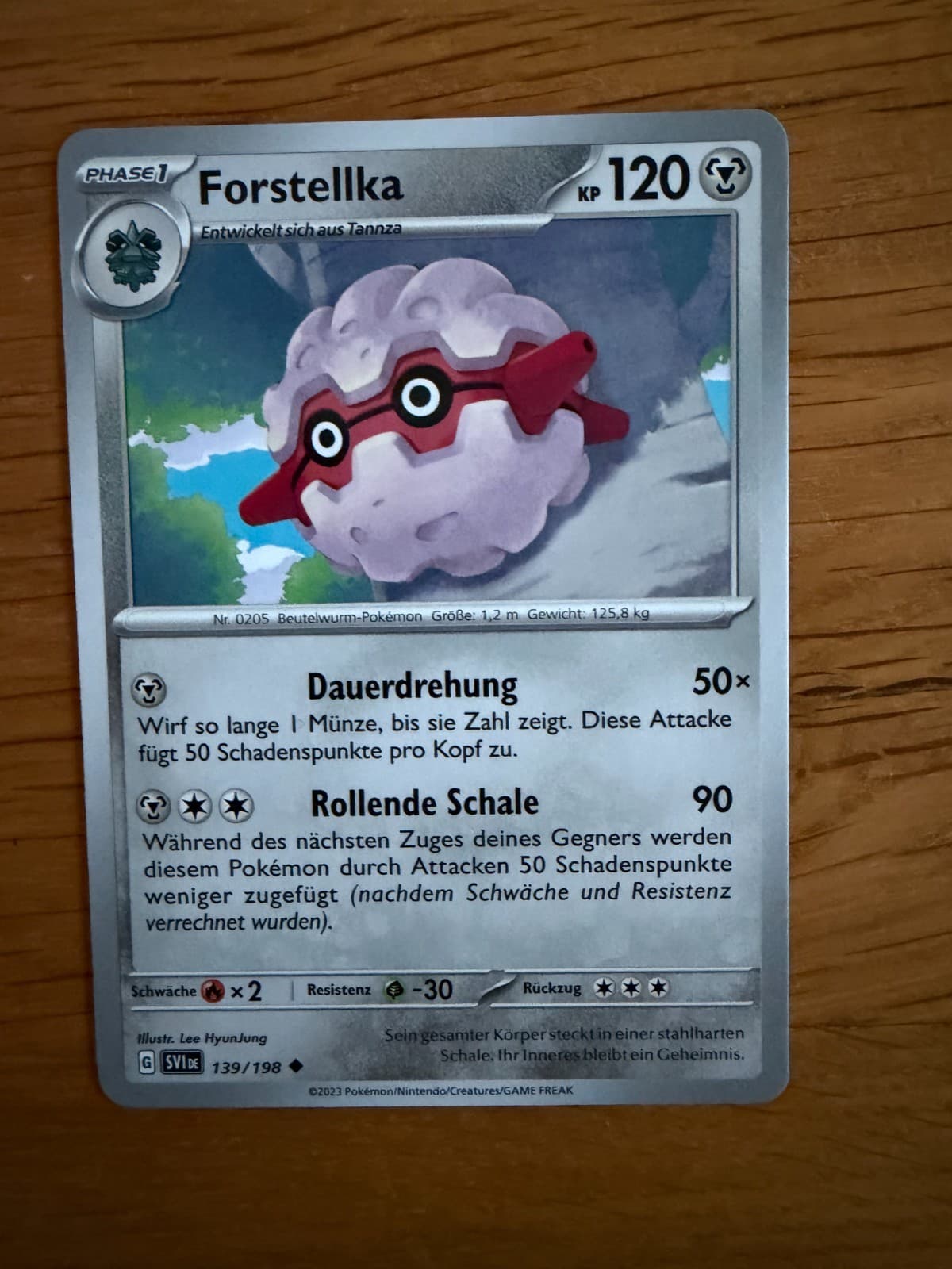 Pokemon Karte - Forstellka - SVI - 139/198 - Karmesin & Purpur