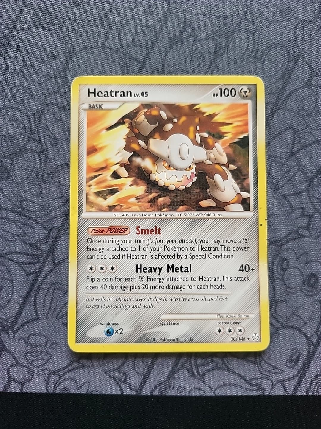 Pokemon: Heatran #30/146 Diamond and Pearl DP Legends Awakened 2008 - HP - G67