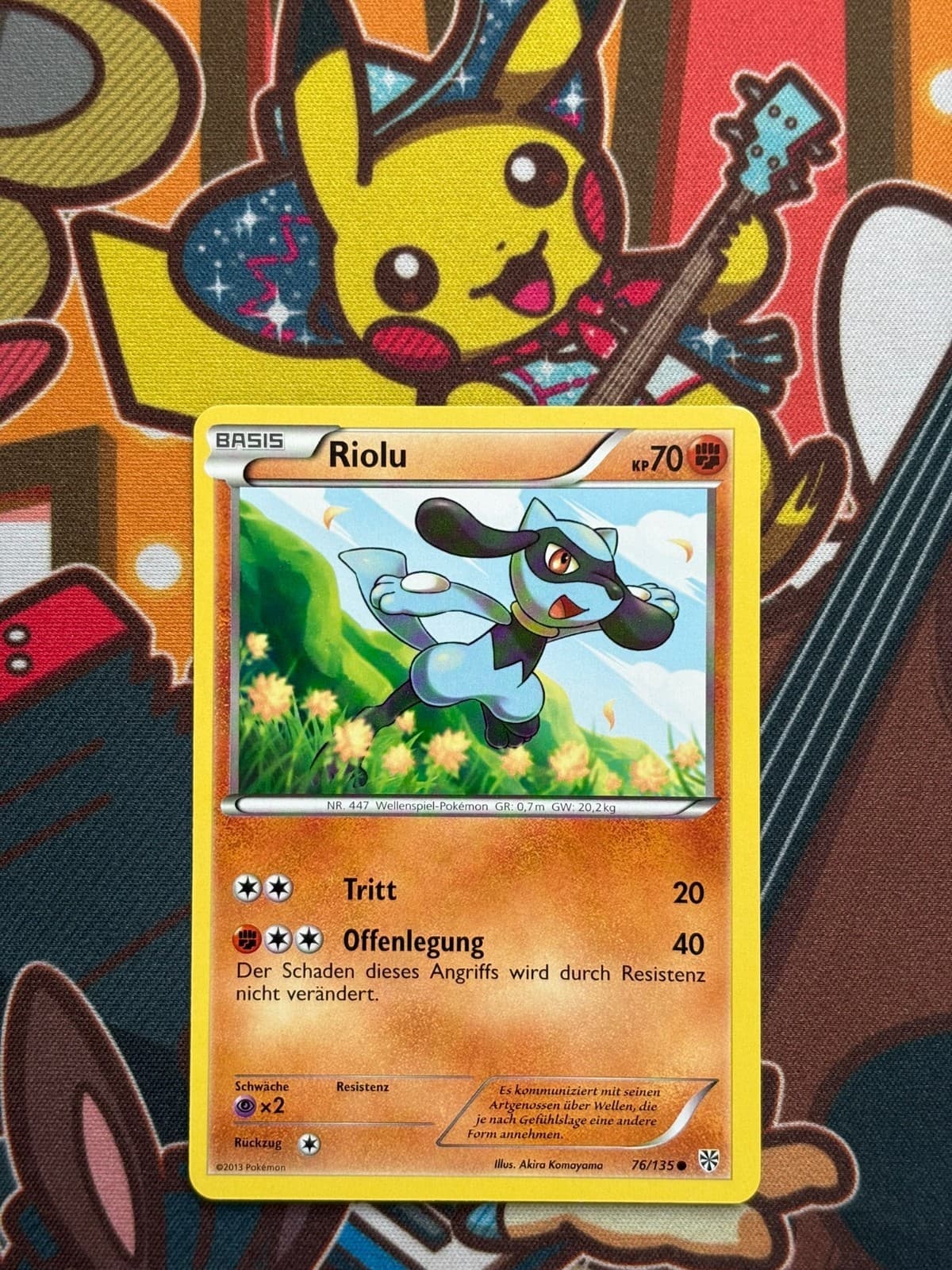 Riolu 76/135 Plasma-Sturm deutsch Pokemon Karten NM