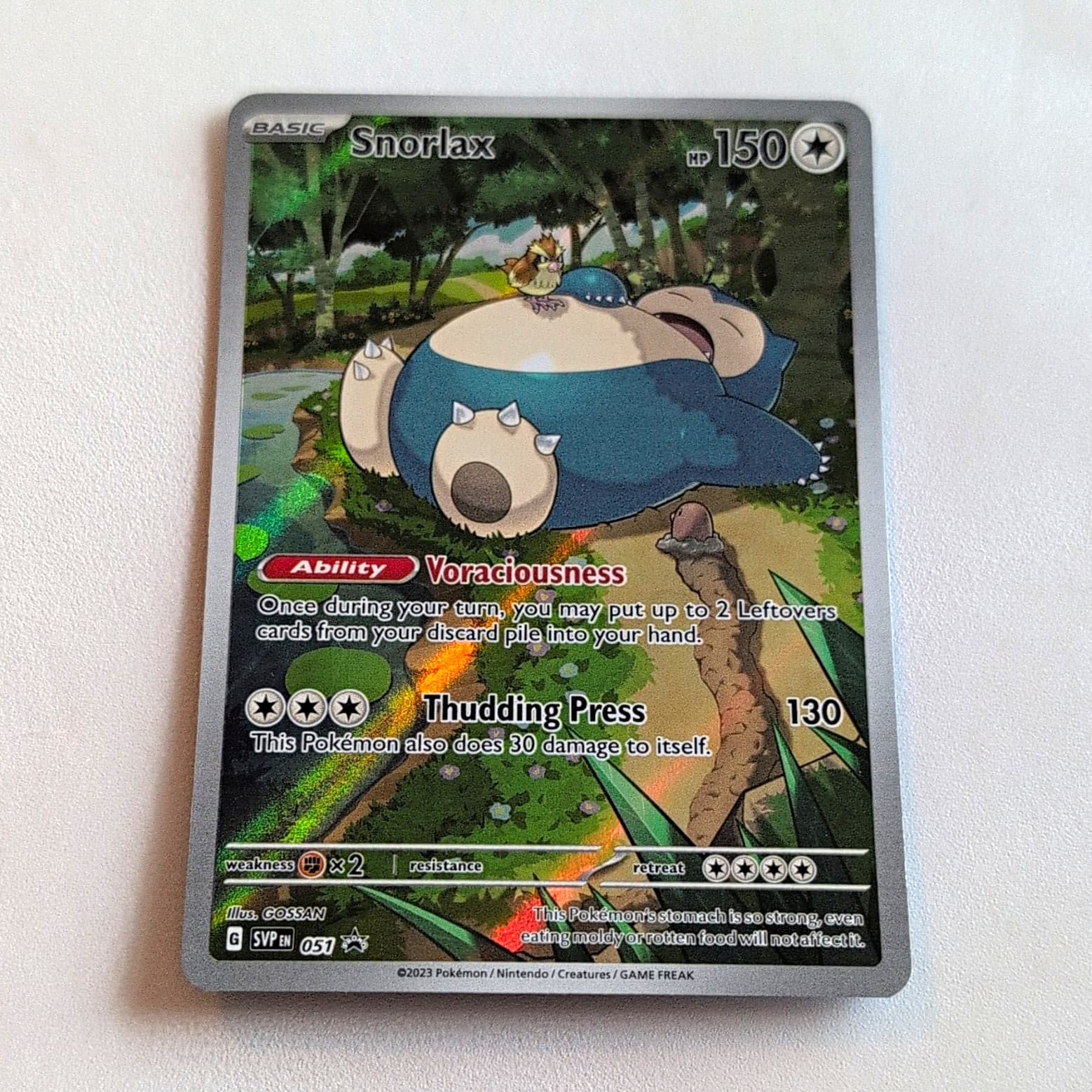 Snorlax 051 Sv: Scarlet & Violet Promo Cards Holo Promo (EN) 2023