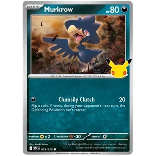 Murkrow 093/128 30th Celebration Holo