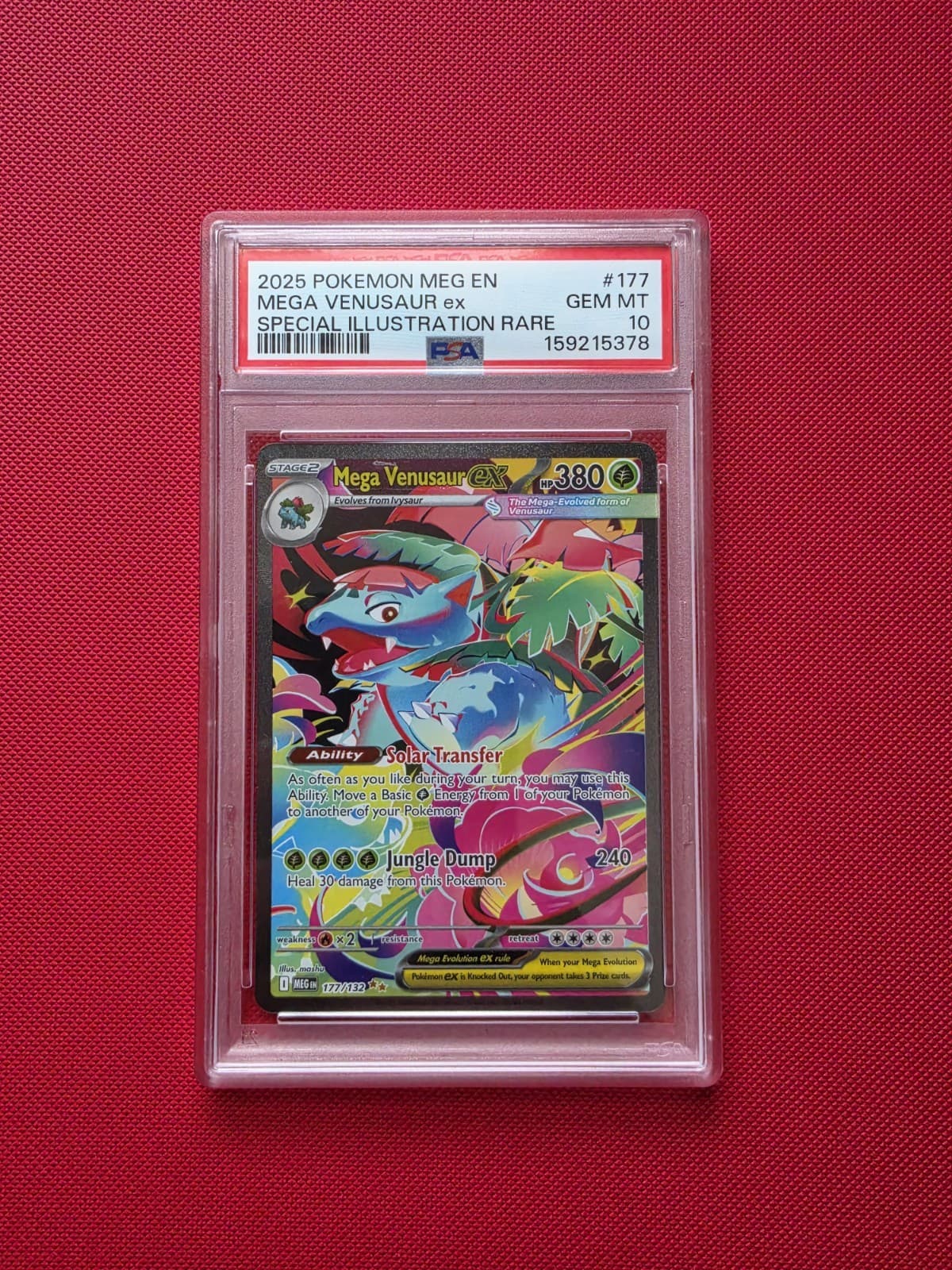 Pokemon Mega Venusaur ex 177/132 Mega Evolution SIR PSA 10 Gem Mint