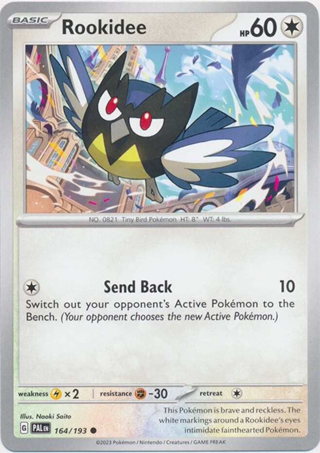 Rookidee - 164/193 - Common (Near Mint) Paldea Evolved - Colorless Pokémon