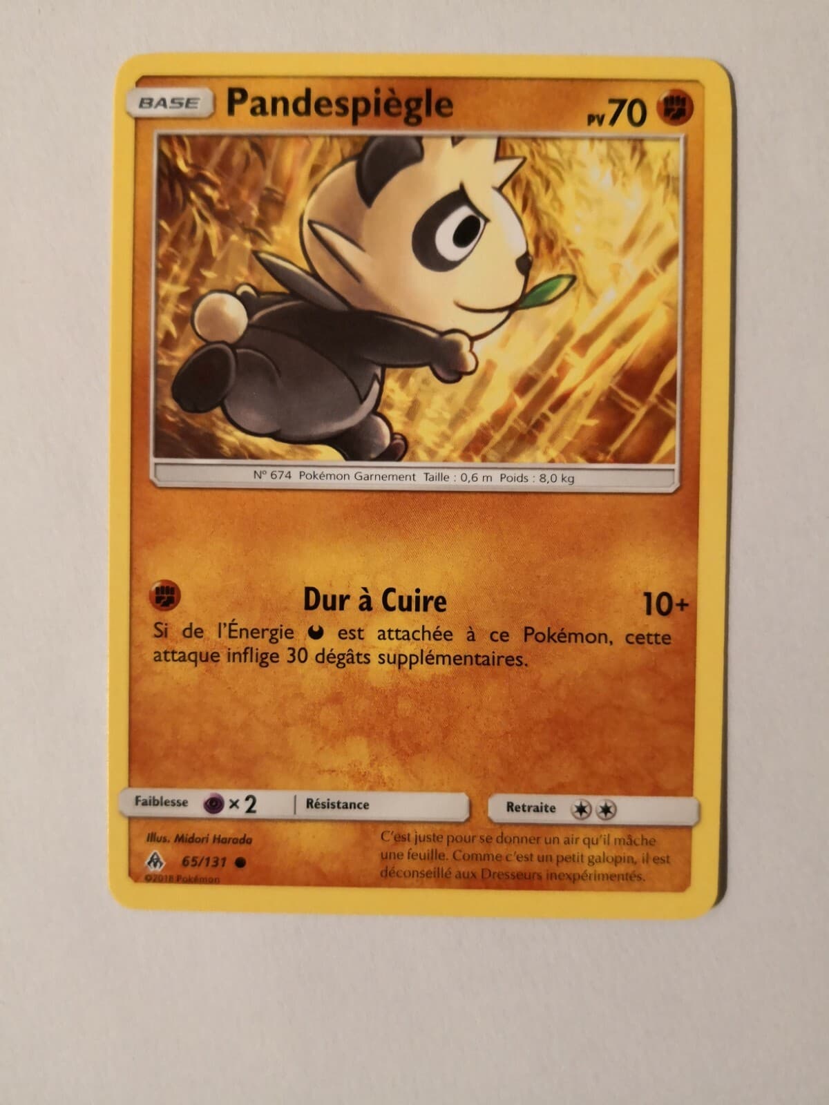 Carte Pokémon - Pandespiègle 65/131 - SL06: Lumière Interdite