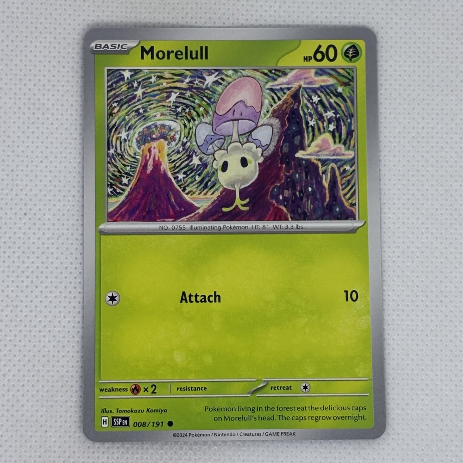 Pokemon TCG | Morelull 8/191 | Common Surging Sparks