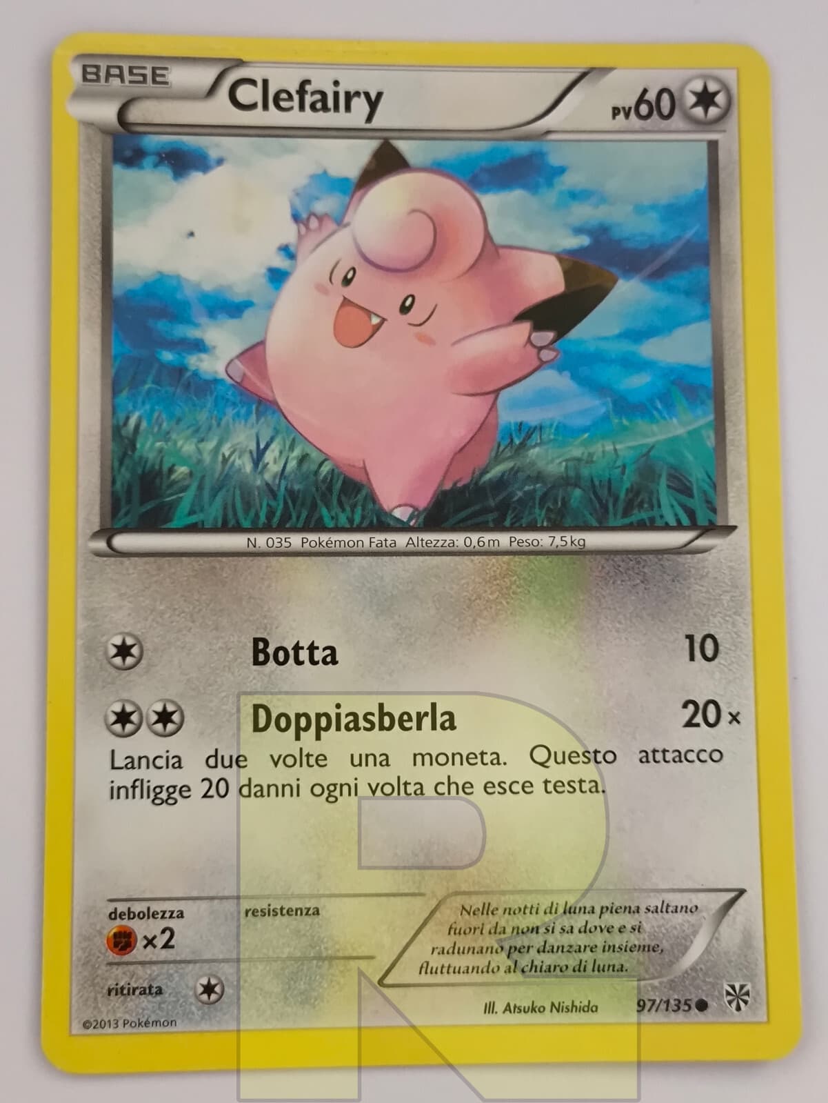 Clefairy ® Uragano Plasma 97/135 ® Comune ® Pokemon ® Italiano ® Good