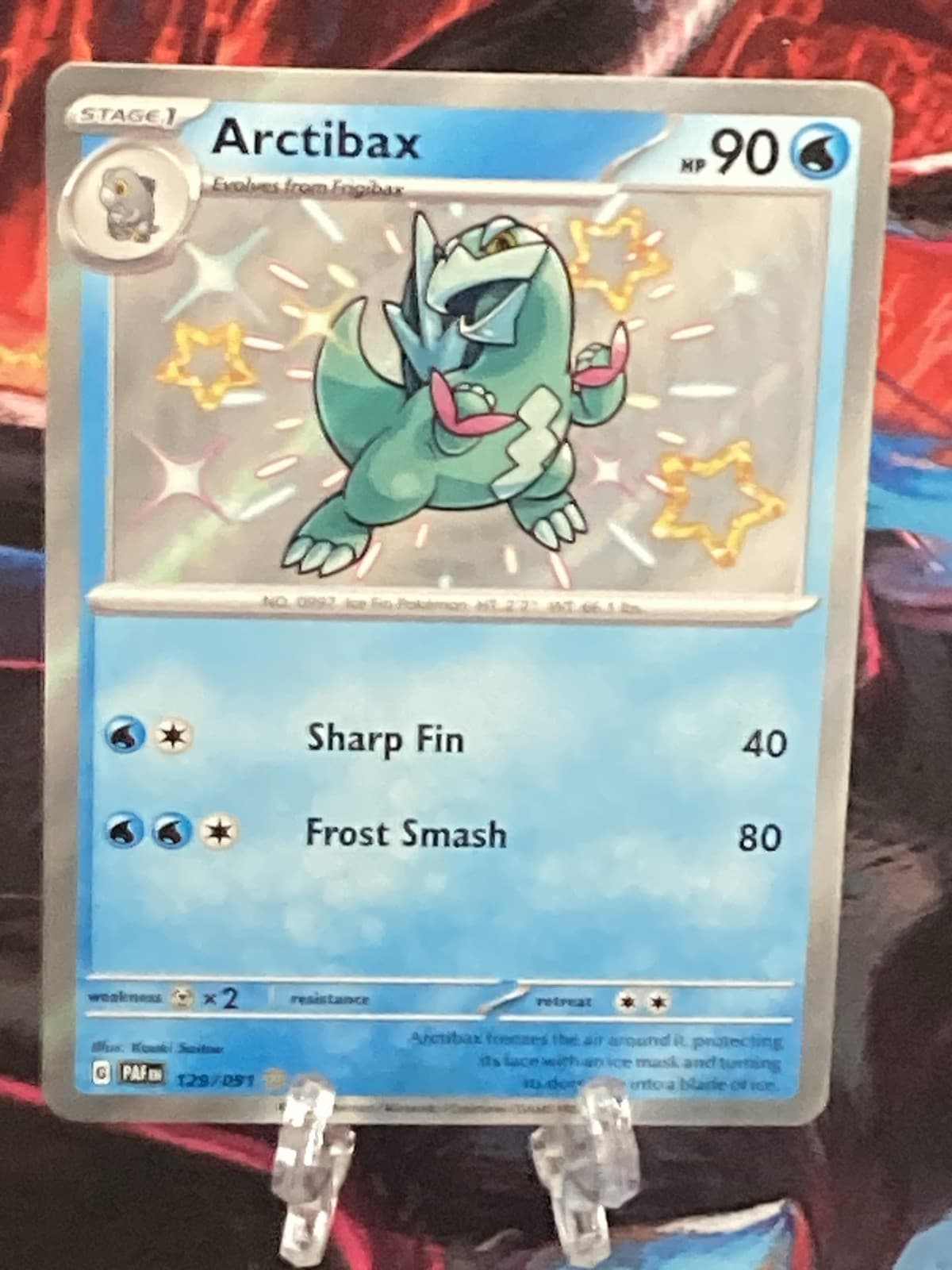 Arctibax 129/091 SV: Paldean Fates Holo