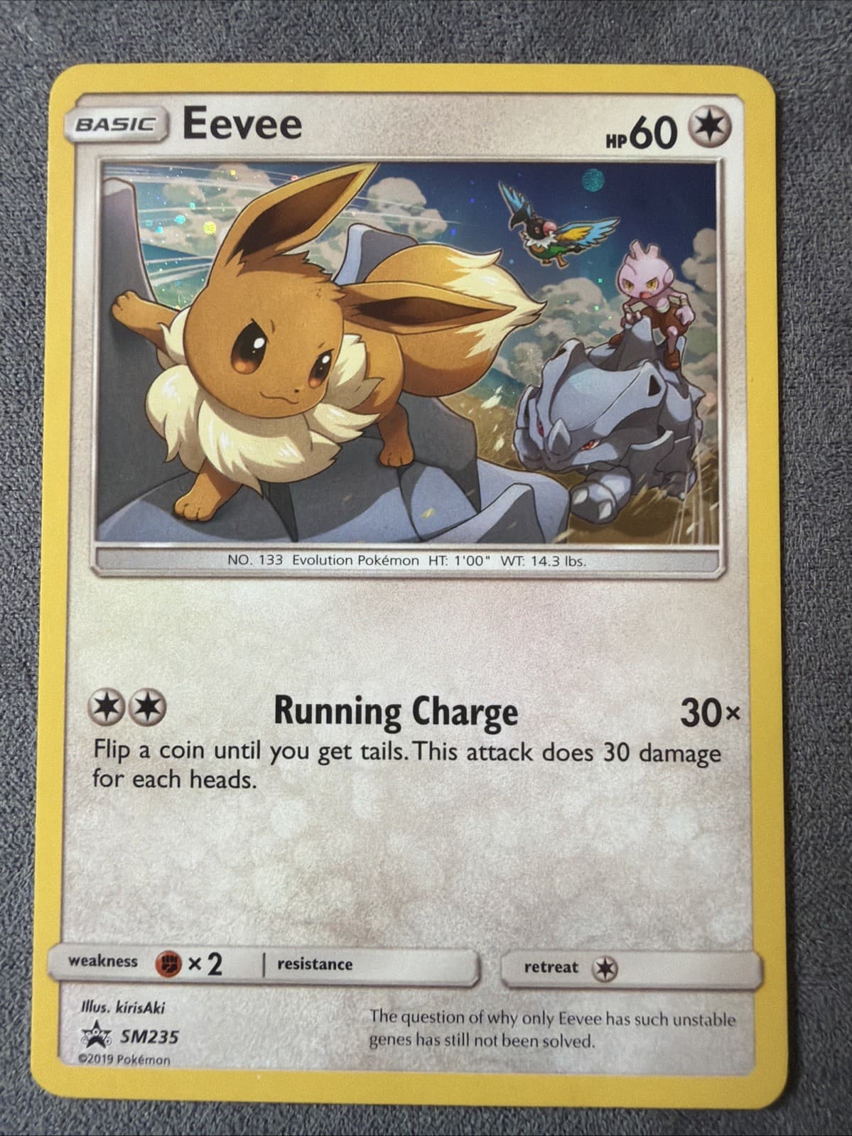 Eevee - SM235 Holo Promo Sun & Moon Promo Pokemon Near Mint