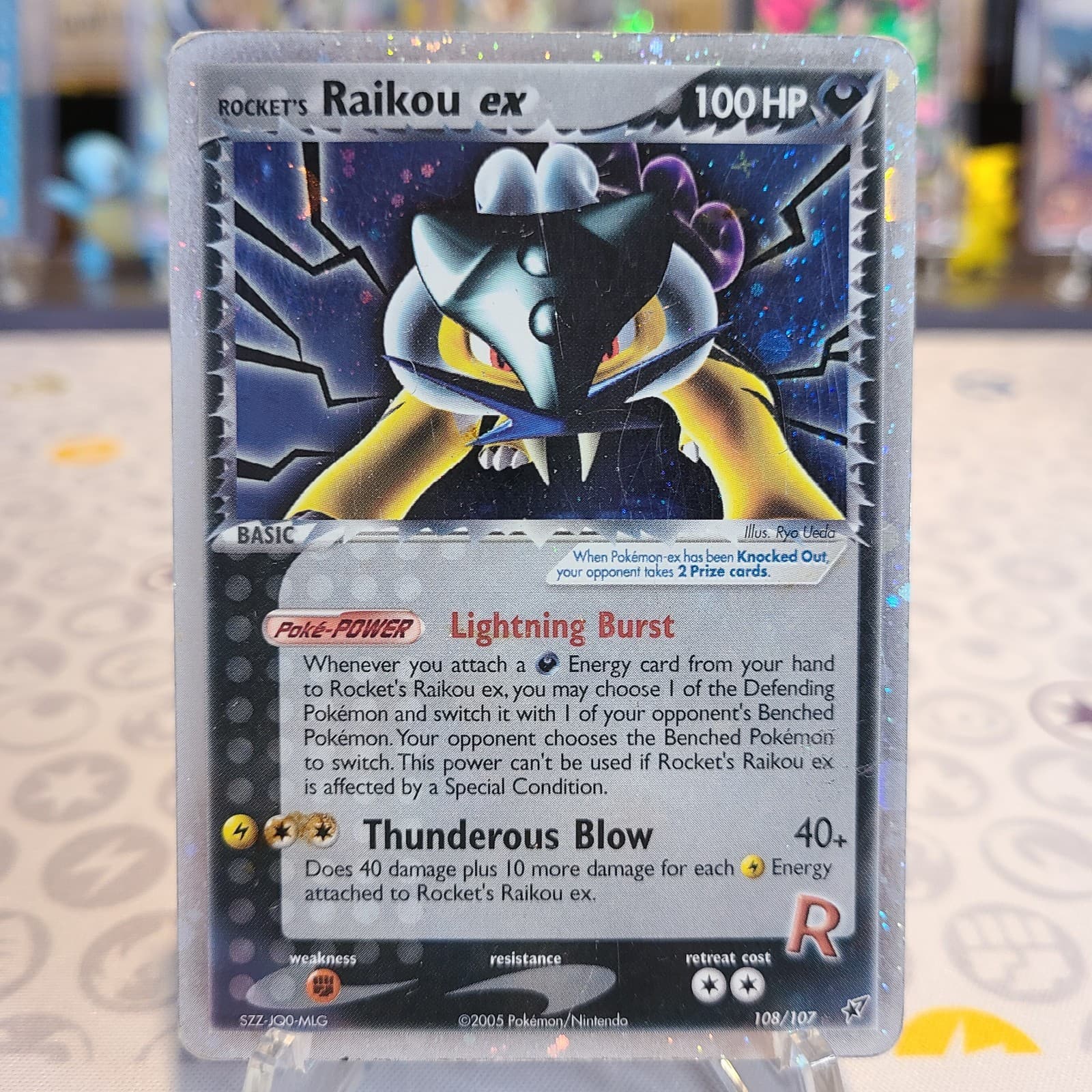 Rocket's Raikou ex 108/107 EX Deoxys Holo