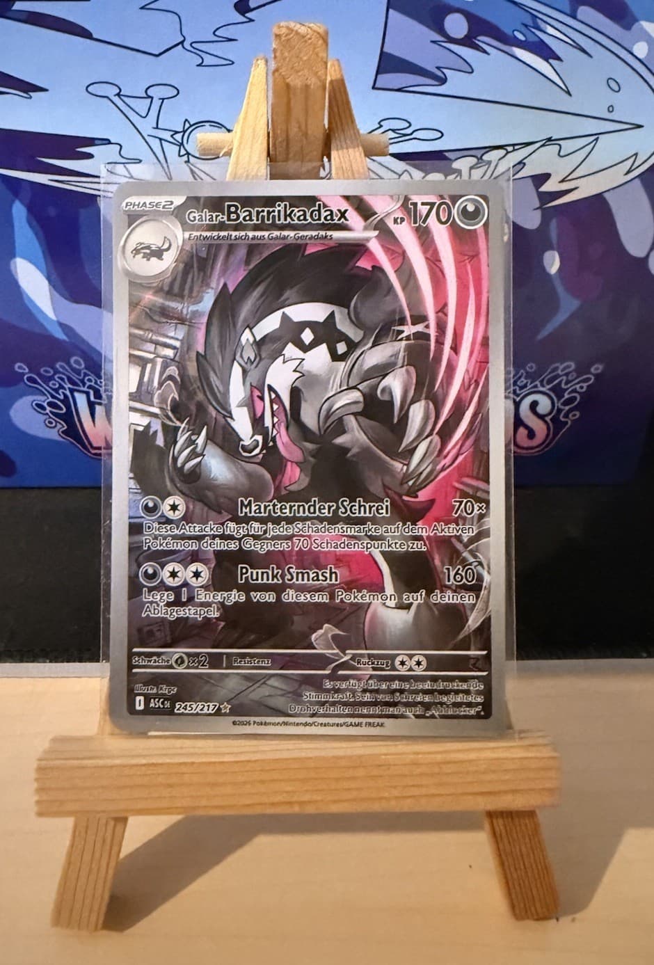 Pokemon | GALAR-BARRIKADAX IR/NM | Erhabene Helden | 245/217 | Deutsch/German
