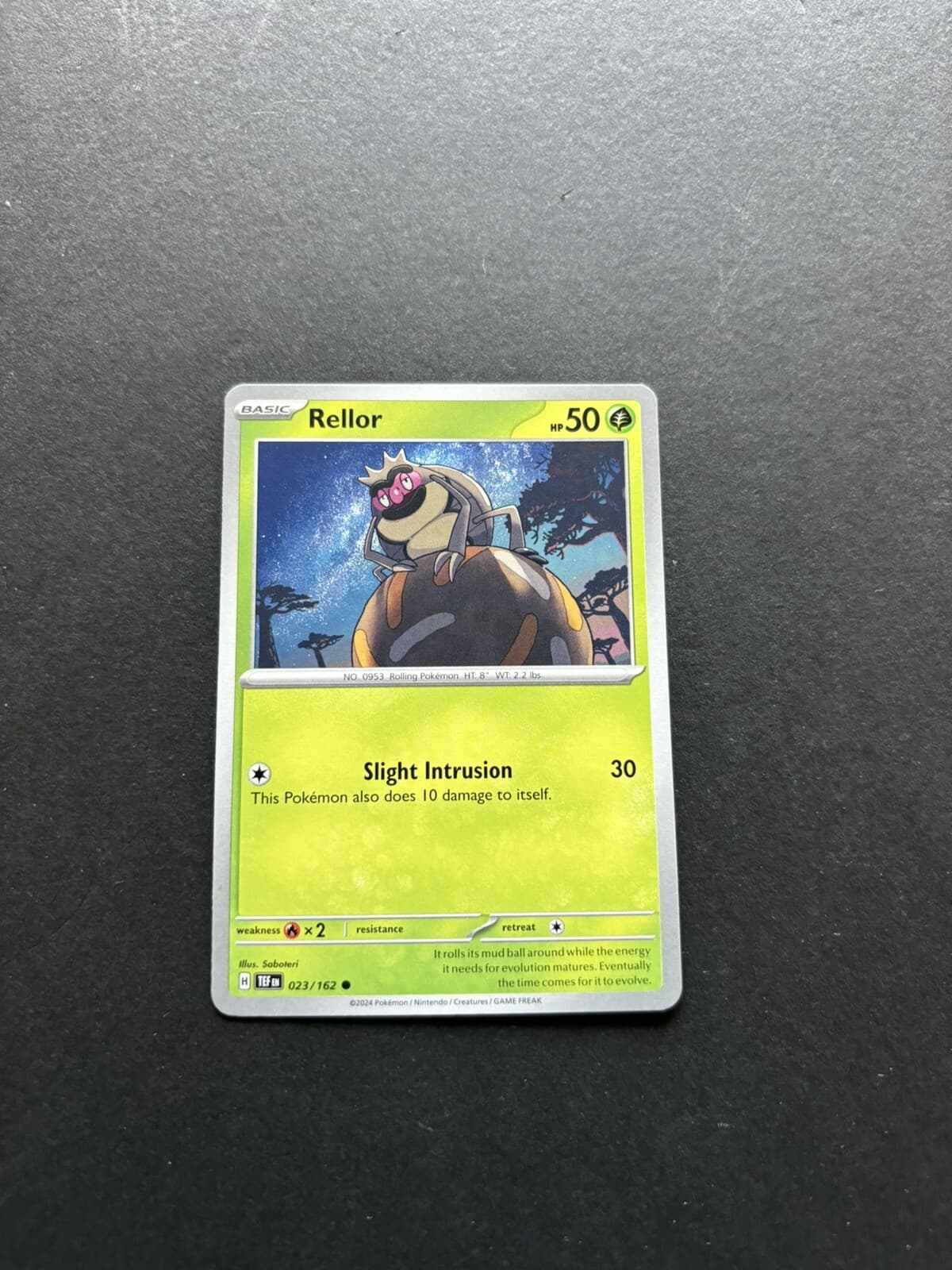 2024 Pokémon Temporal Forces - Rellor No. 23/162