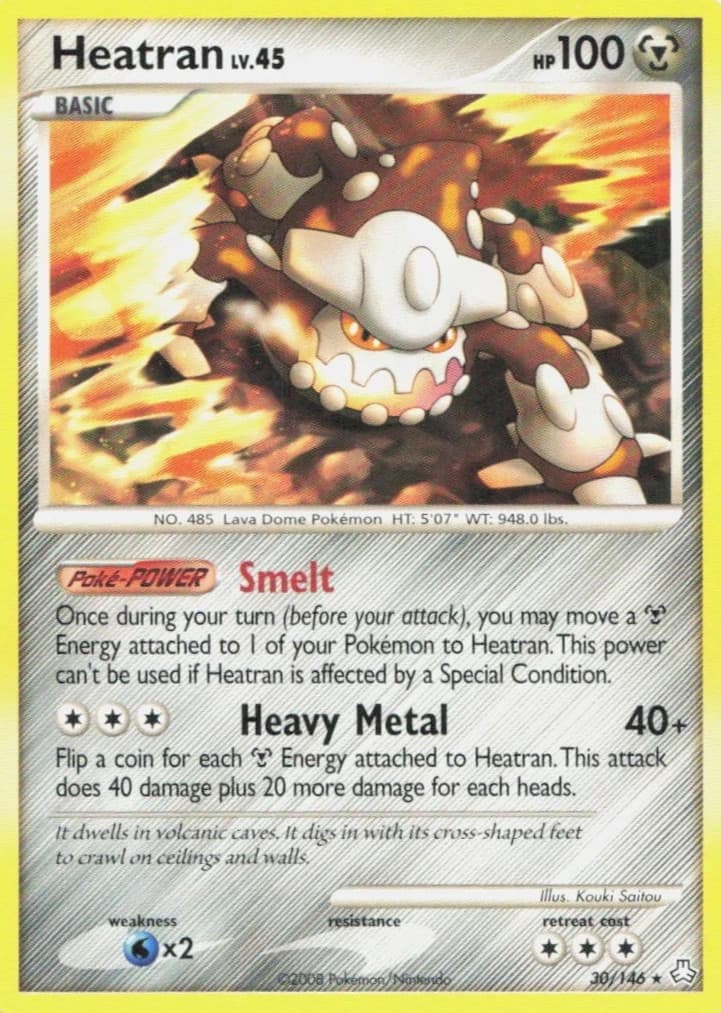 Heatran 30/146 Legends Awakened Near Mint NM Pokemon DNA GAMES