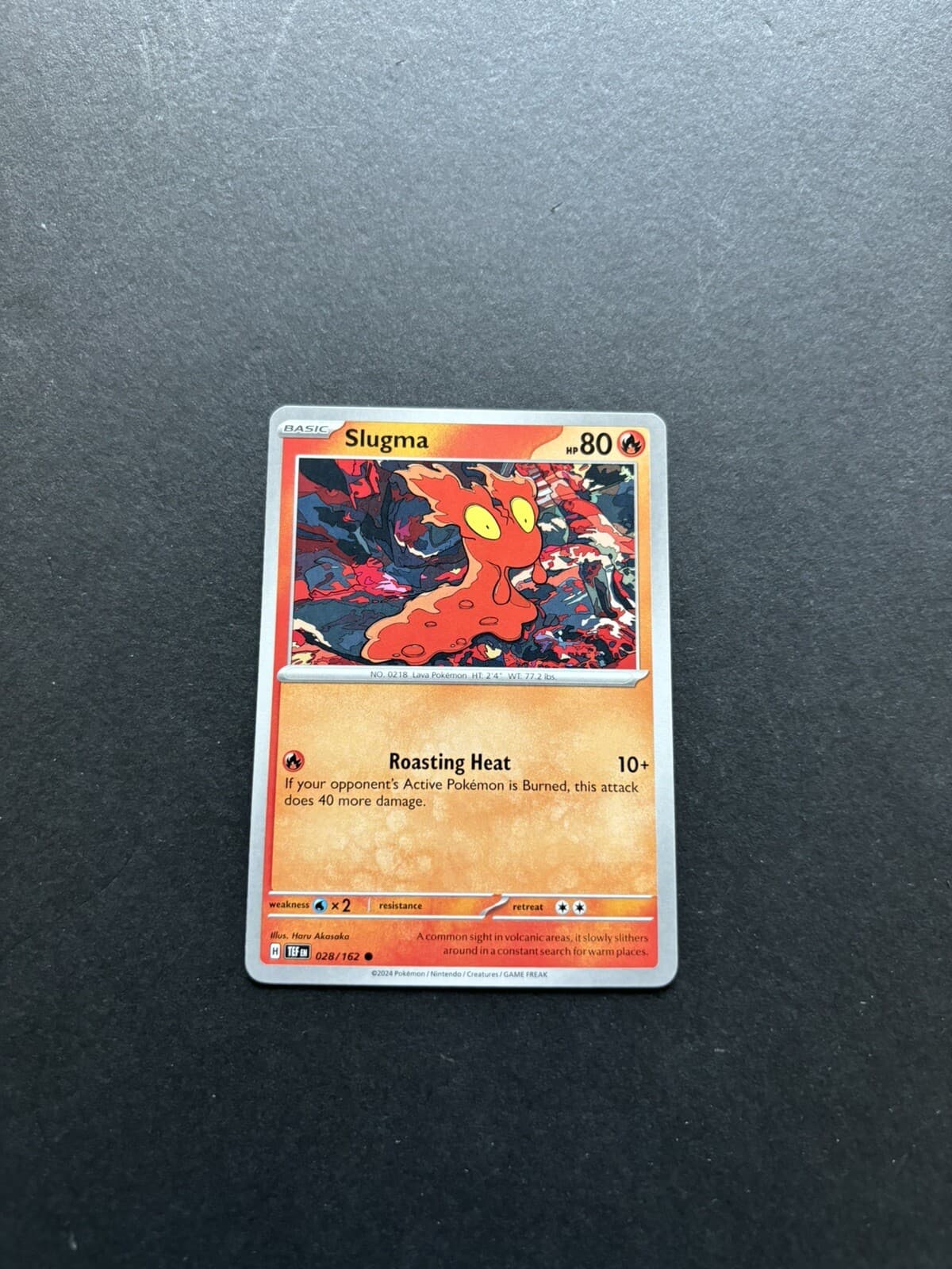 2024 Pokémon Temporal Forces - Slugma No. 28/162