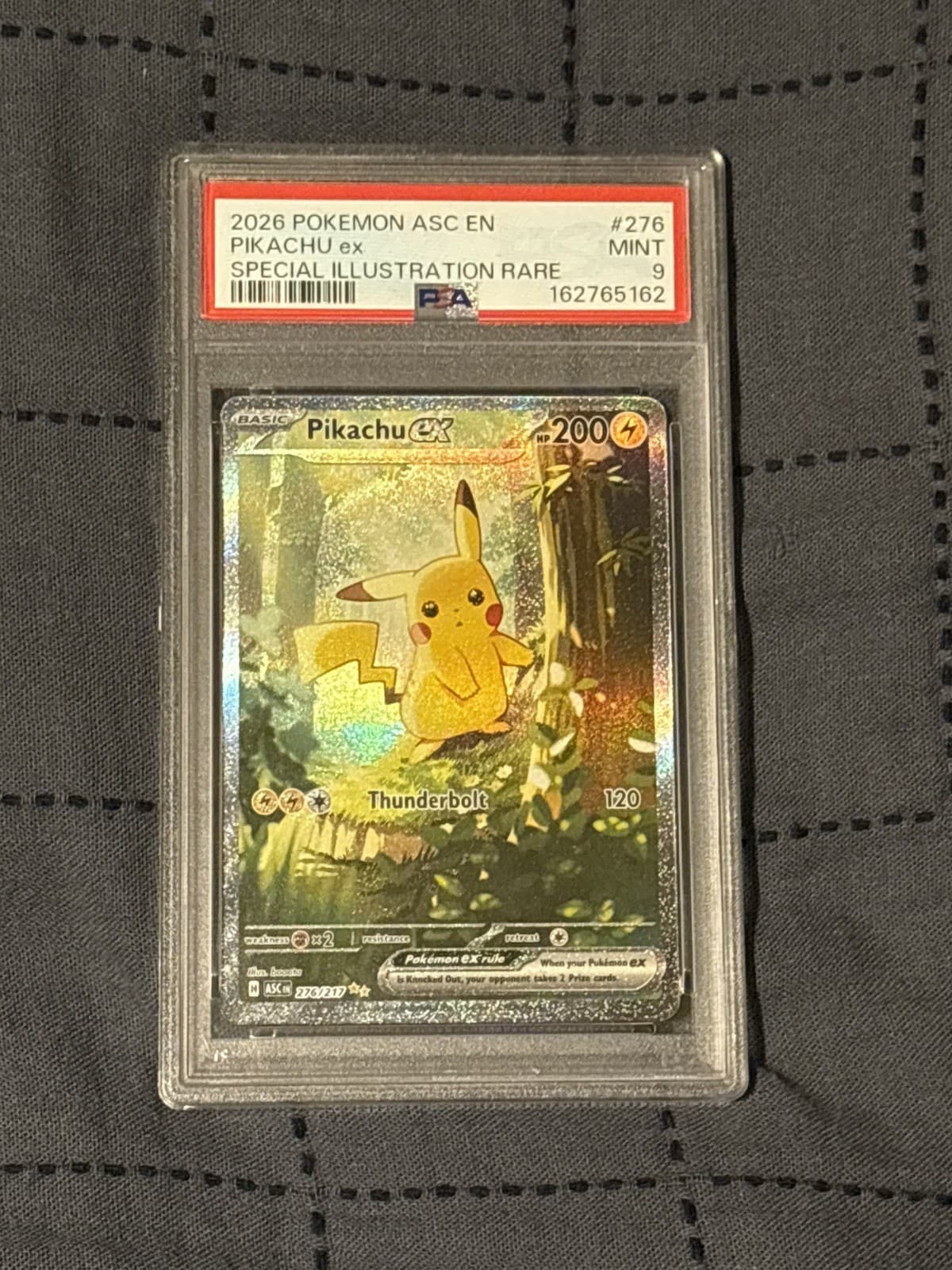 2026 Pokemon Ascended Heroes Pikachu ex Special Illustration Rare #276/217 PSA 9