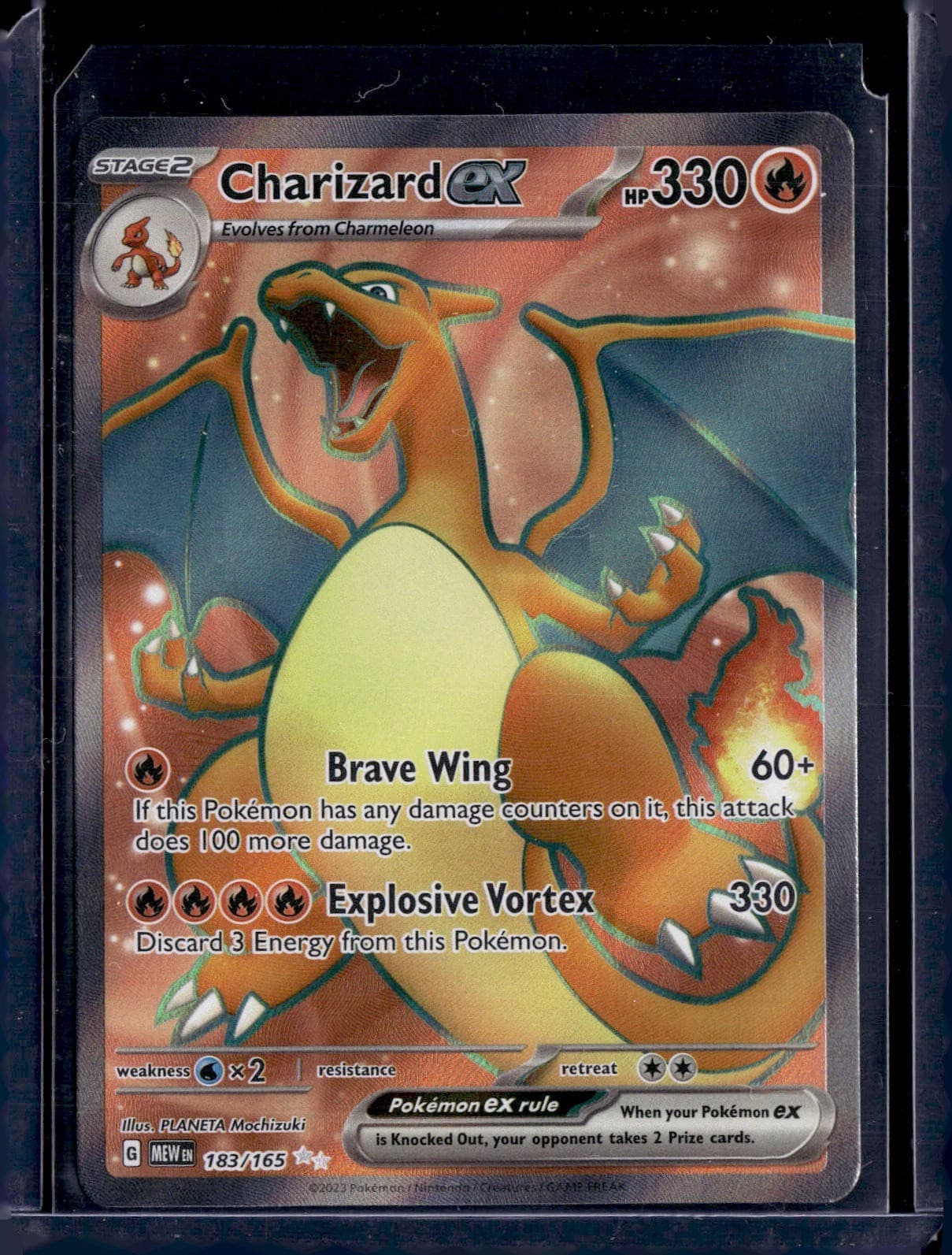 Pokemon Charizard ex #183/165 SV: Scarlet & Violet 151