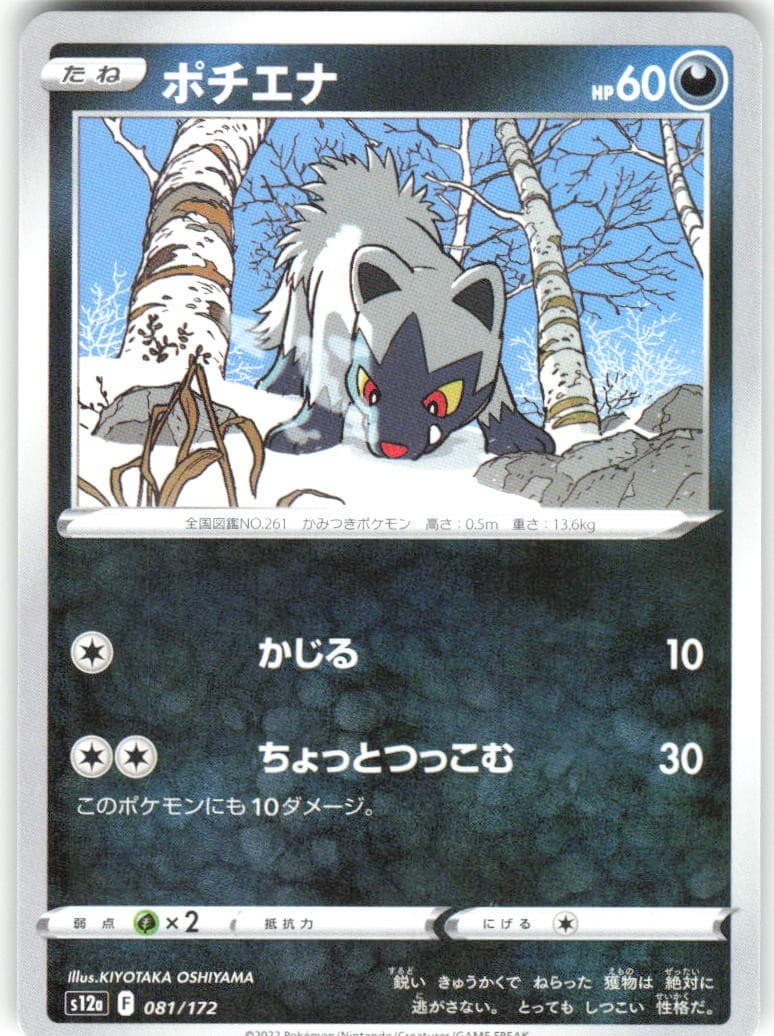 Poochyena 081/172 VSTAR Universe s12a NM Pokemon Card TCG Japanese