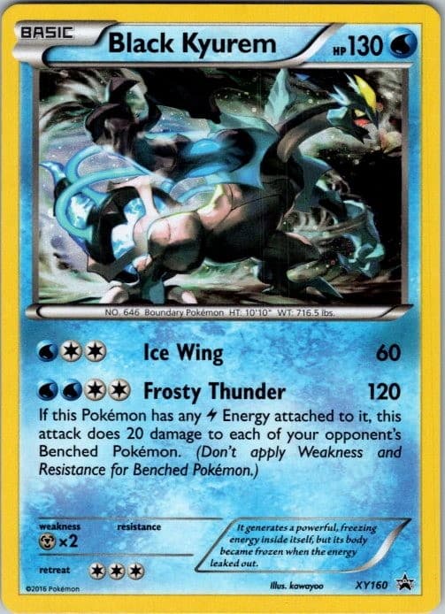 Black Kyurem Holo Promo XY Promos XY160 LP