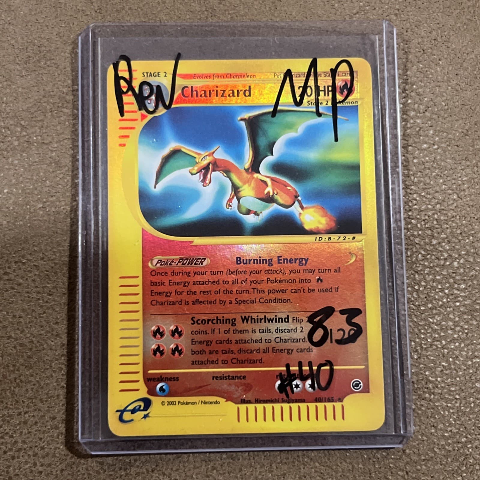 Charizard 6/165 Holo Expedition Base Set 2002 Rare Pokémon