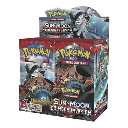 Crimson Invasion Booster Box — sealed Pokémon TCG product