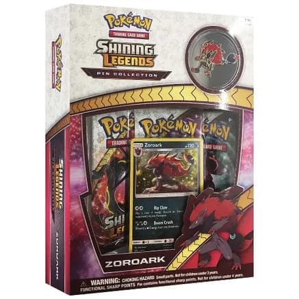 Shining Legends Pin Collection: Zoroark — sealed Pokémon TCG product