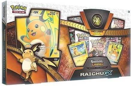 Shining Legends Special Collection: Raichu GX — sealed Pokémon TCG product
