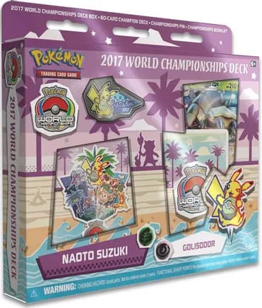 2017 World Championship Deck: Naoto Suzuki (Golisodor) — sealed Pokémon TCG product