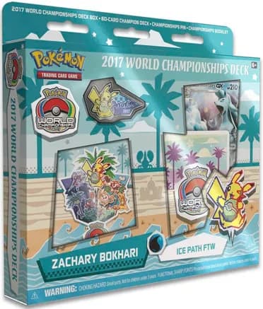 2017 World Championship Deck: Zachary Bokhari (Ice Path FTW) — sealed Pokémon TCG product