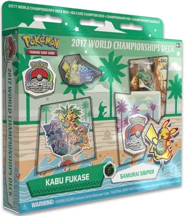 2017 World Championship Deck: Kabu Fukase (Samurai Sniper) — sealed Pokémon TCG product