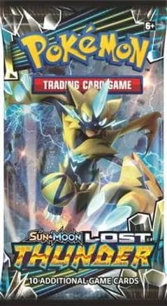 Lost Thunder Booster Pack — sealed Pokémon TCG product