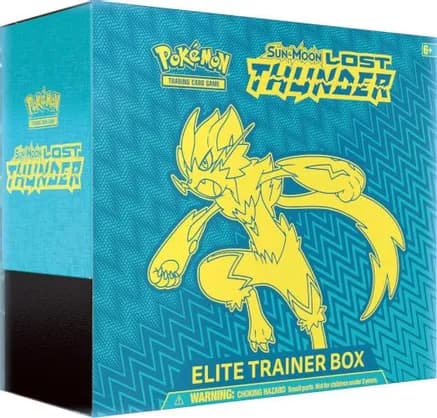 Lost Thunder Elite Trainer Box — sealed Pokémon TCG product