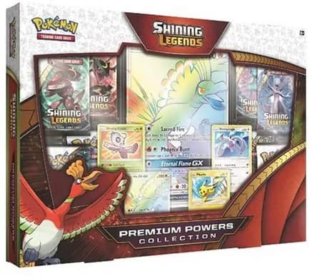 Shining Legends Premium Powers Collection — sealed Pokémon TCG product