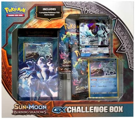 Alolan Ninetales GX Challenge Box — sealed Pokémon TCG product