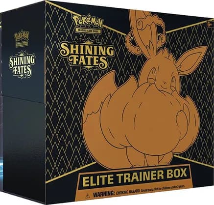 Shining Fates Elite Trainer Box — sealed Pokémon TCG product
