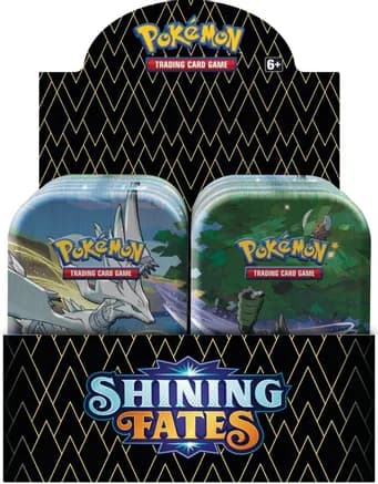 Shining Fates Mini Tin Display — sealed Pokémon TCG product