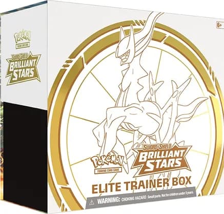 Brilliant Stars Elite Trainer Box — sealed Pokémon TCG product