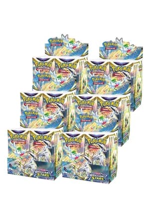 Brilliant Stars Booster Box Case — sealed Pokémon TCG product