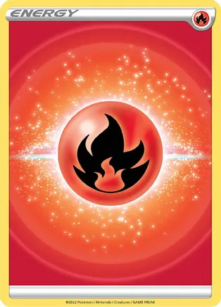 Fire Energy (2022 Unnumbered) — sealed Pokémon TCG product