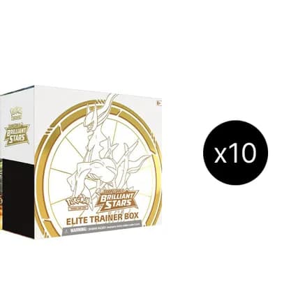 Brilliant Stars Elite Trainer Box Case — sealed Pokémon TCG product