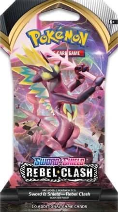 Rebel Clash Sleeved Booster Pack — sealed Pokémon TCG product