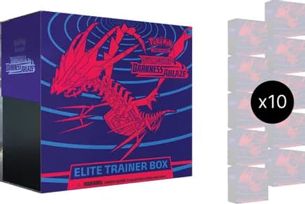 Darkness Ablaze Elite Trainer Box Case — sealed Pokémon TCG product