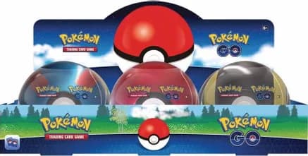 Pokemon GO Poke Ball Tin Display — sealed Pokémon TCG product
