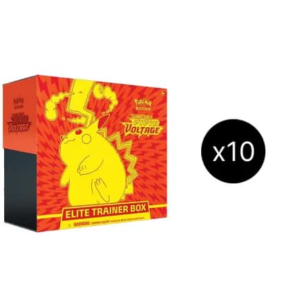 Vivid Voltage Elite Trainer Box Case — sealed Pokémon TCG product