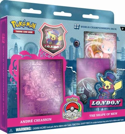 2022 World Championship Deck: Andre Chiasson (The Shape of Mew) — sealed Pokémon TCG product