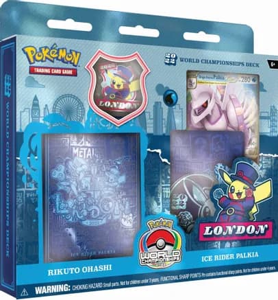 2022 World Championship Deck: Rikuto Ohashi (Ice Rider Palkia) — sealed Pokémon TCG product